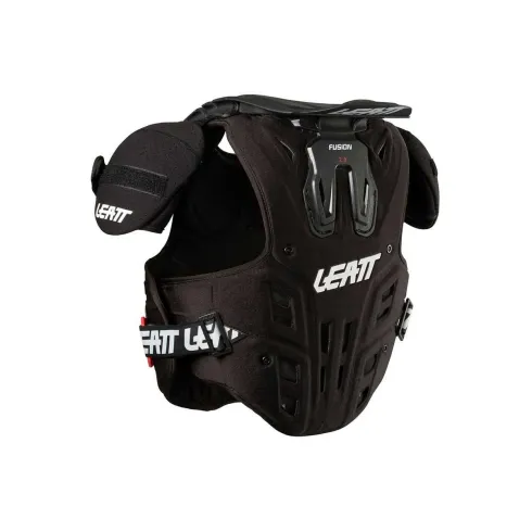 Peto Y Collarin Fusion 2.0 Junior Leatt  Negro