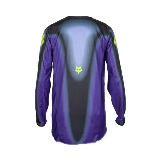 Nuevo - Camiseta FOX técnica 180 Interfere Negro Azul