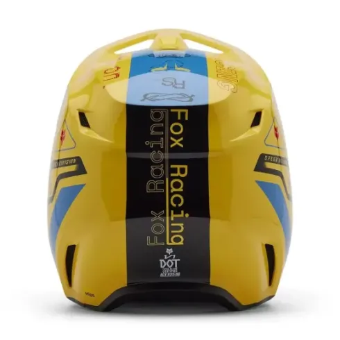 Casco FOX V1 Race Spec Amarillo