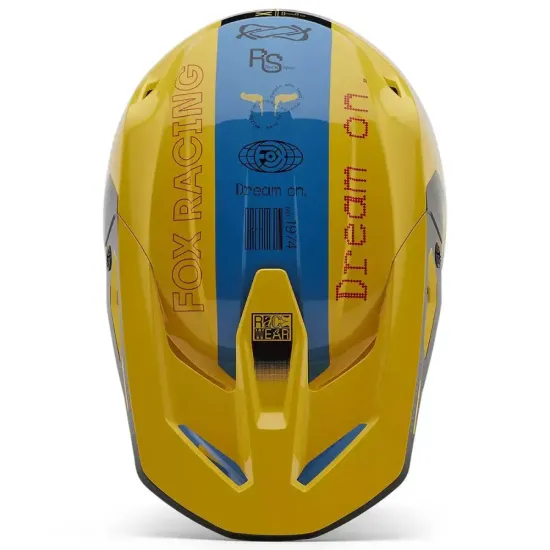 Casco FOX V1 Race Spec Amarillo