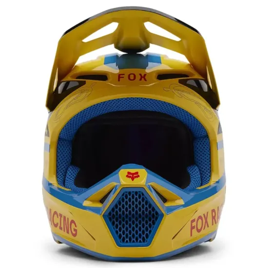 Casco FOX V1 Race Spec Amarillo