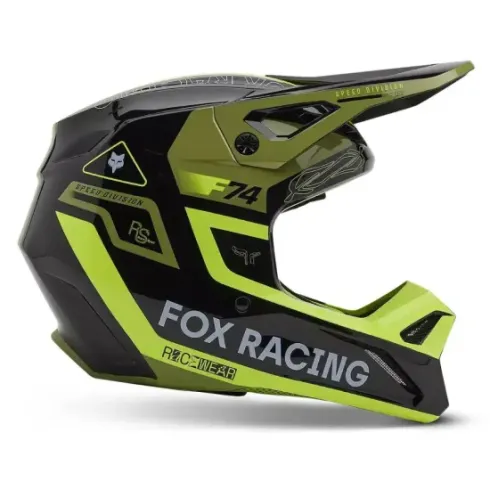 Casco FOX V1 Race Spec Verde Pálido