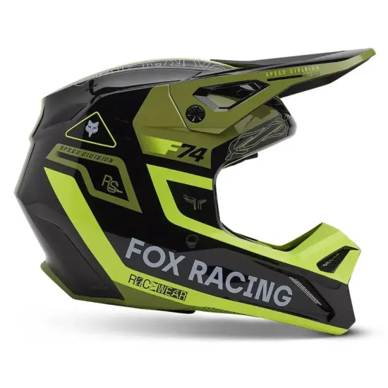 Casco FOX V1 Race Spec Verde Pálido