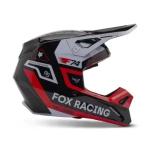 Casco FOX V1 Race Spec - Juvenil Rojo 2