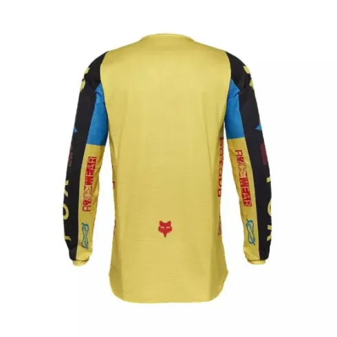 Nuevo - Camiseta FOX técnica 180 Race Spec Amarillo Pálido