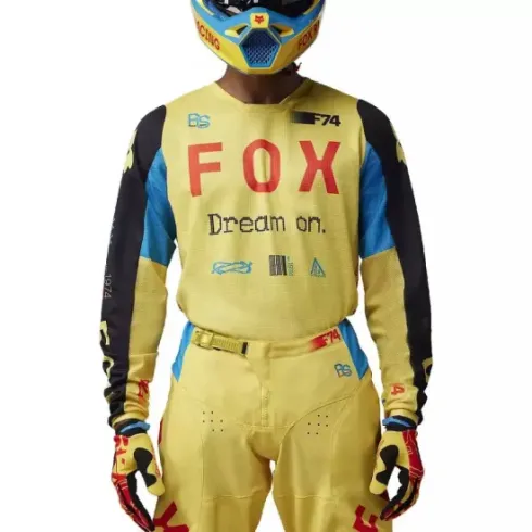 Nuevo - Camiseta FOX técnica 180 Race Spec Amarillo Pálido