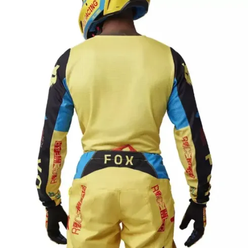 Nuevo - Camiseta FOX técnica 180 Race Spec Amarillo Pálido
