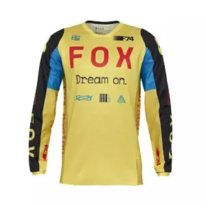 Nuevo - Camiseta FOX técnica 180 Race Spec Amarillo Pálido