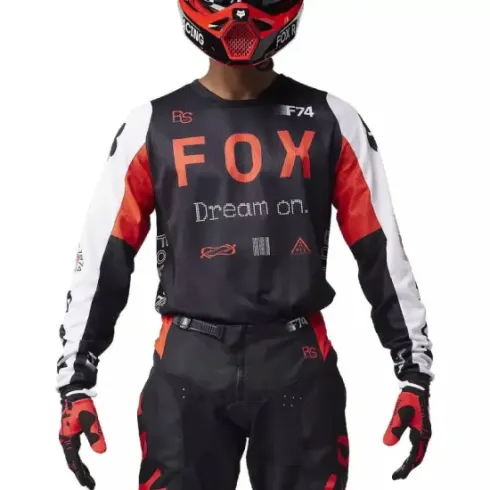 Nuevo - Camiseta FOX técnica 180 Race Spec Rojo Fluor