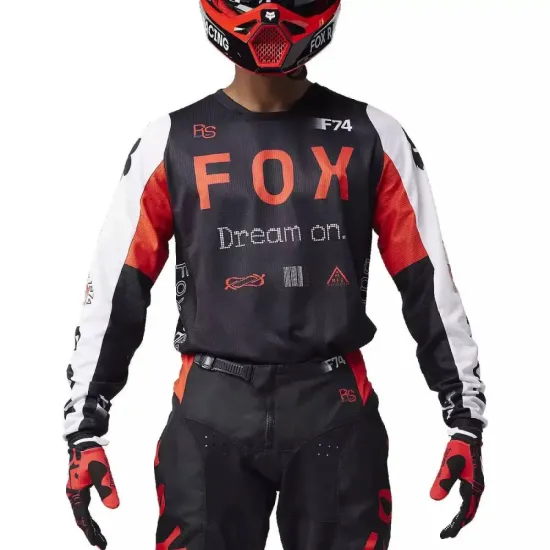 Nuevo - Camiseta FOX técnica 180 Race Spec Rojo Fluor