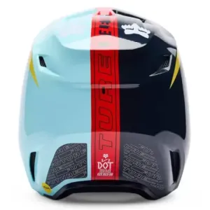 Casco Infantil Fox V1 Elevated Negro Rosa Morado 2