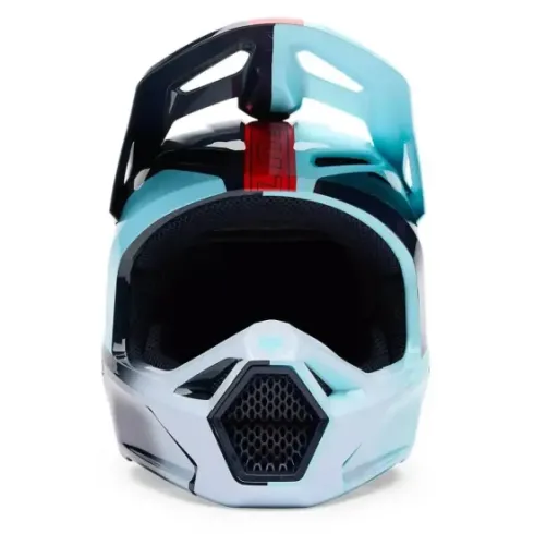 Casco Infantil Fox V1 Elevated Negro Rosa Morado