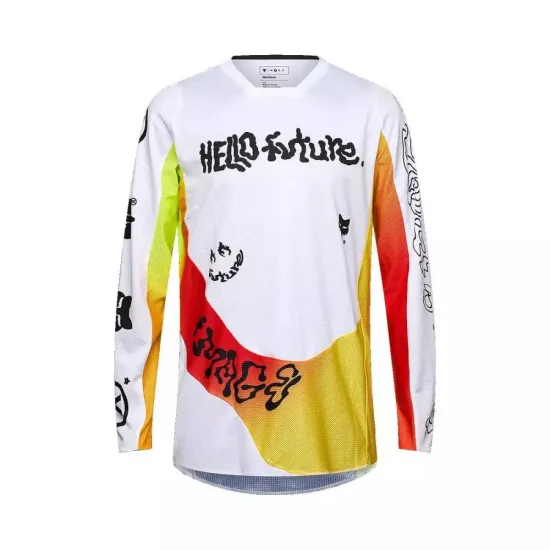 Nuevo - Jersey FOX 180 Hello Future Blanco
