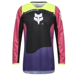 Nuevo - Jersey Infantil Fox 180 Elevated Rojo Amarillo Morado