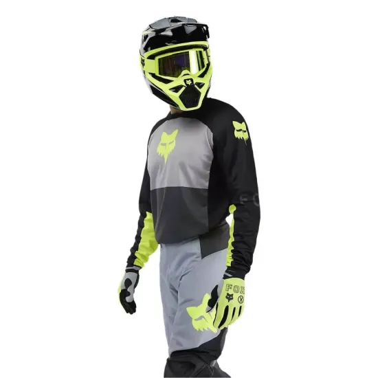 Nuevo - Jersey Fox 180 Flow Negro Amarillo