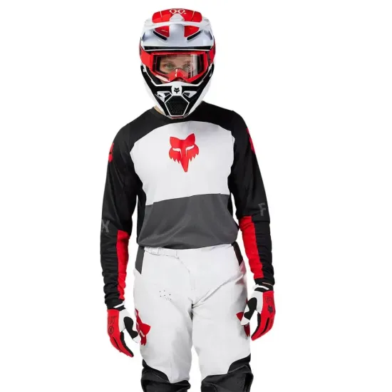 Nuevo - Camiseta Fox 180 Flow Blanco Rojo