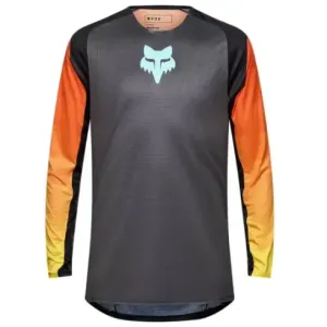 Nuevo - Camiseta Fox Flexair Grid Rejilla Naranja Negro