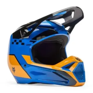 Casco Fox V1 Collect Azul Naranja