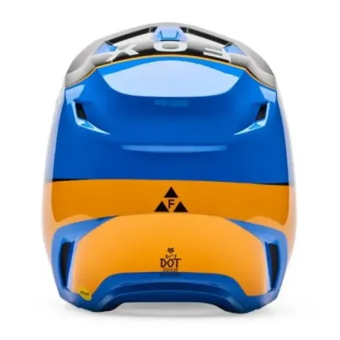 Casco Fox V1 Collect Azul Naranja