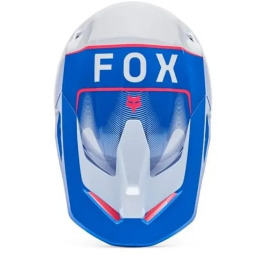 Casco Fox V1 Collect Azul Blanco Rosa