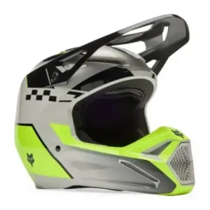 Casco Fox V1 Collect Negro Amarillo
