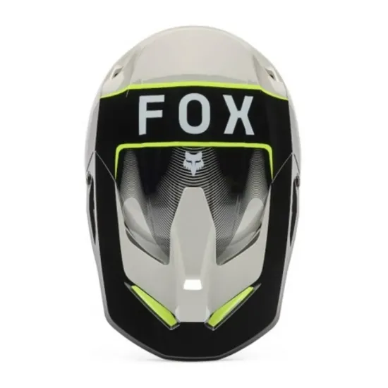 Casco Fox V1 Collect Negro Amarillo