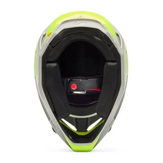 Casco Fox V1 Collect Negro Amarillo