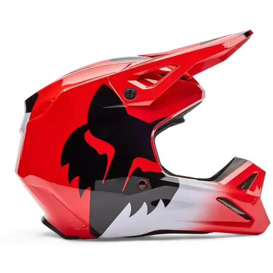 Casco Fox V1 Shield Rojo