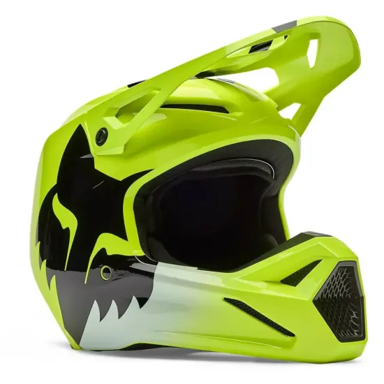 Casco Fox V1 Shield Amarillo