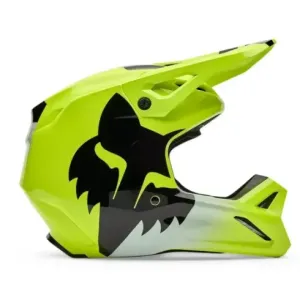 Casco Fox V1 Shield Amarillo 2