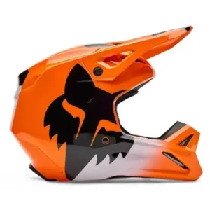 Casco Fox V1 Shield Naranja 2