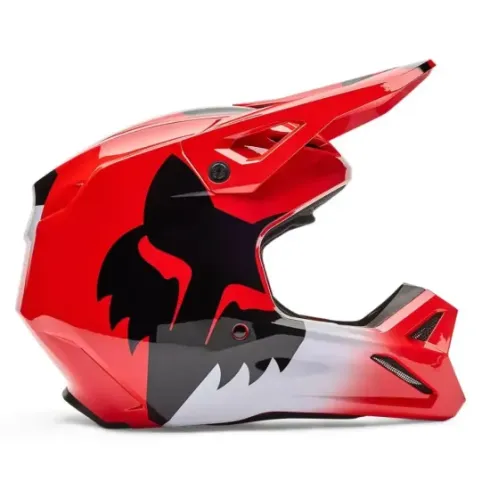 Casco Fox V1 Junior Shield Rojo