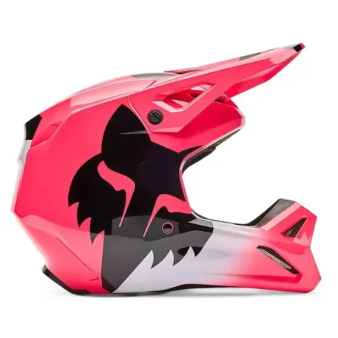 Casco Fox V1 Junior Shield Rosa