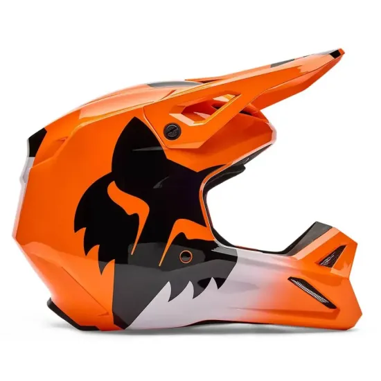 Casco Fox V1 Junior Shield Naranja