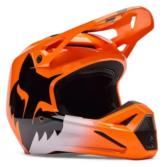 Casco Fox V1 Junior Shield Naranja