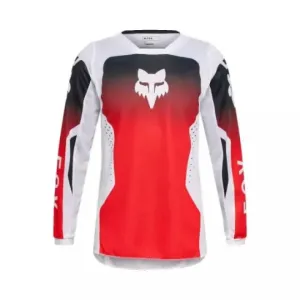 Nuevo - Jersey Fox Junior 180 Shield Blanco Negro Rojo
