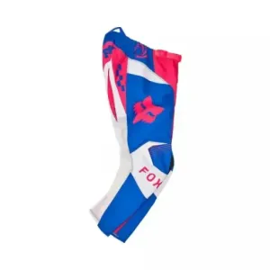 Nuevo - Pantalon Fox Junior 180 Blanco Azul Rojo