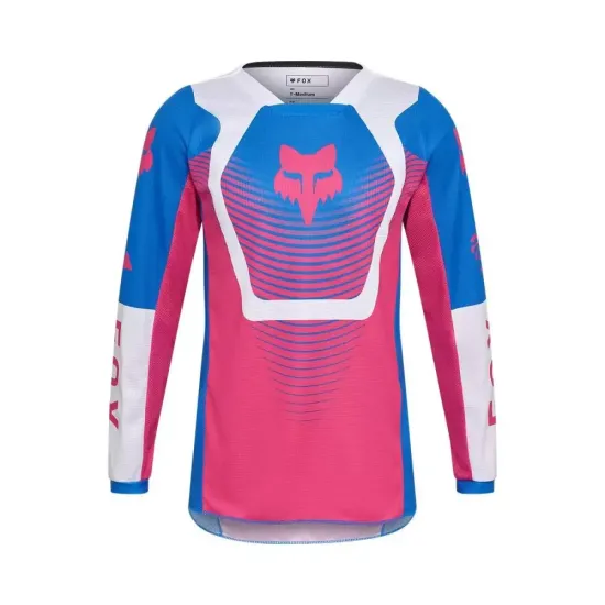 Nuevo - Jersey Fox Junior 180 Collect Azul Rosa