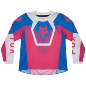Jersey Fox Racing Kids 180 Collect – Azul/Rosa (3-5 años)