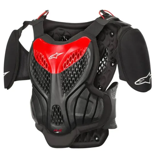 Peto Alpinestars A5 Junior Negro Rojo