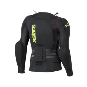 PETO ALPINESTARS JUNIOR BIONIC PLUS COLOR NEGRO AMARILLO FLUOR 2