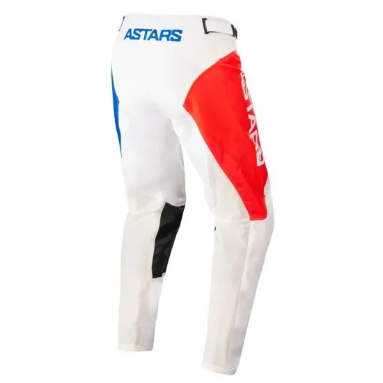 Pantalón Alpinestars RACER COMPASS Blanco Rojo Fluor Azul