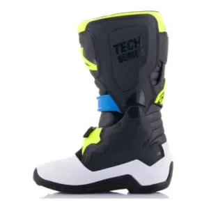 BOTAS ALPINESTARS TECH7S JUNIOR Negro/Azul/Amarillo Fluor 2