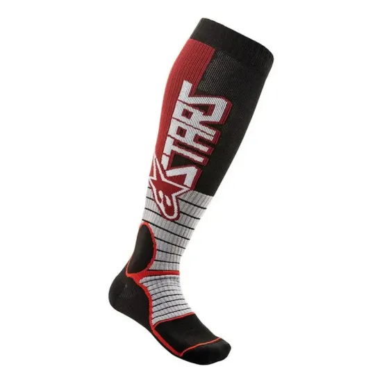Nuevo - Calcetines Alpinestar MX Pro Burdeos Negro