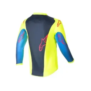 Jersey Alpinestars Racer Hoen Bebe amarillo fluor, azul marino noche 2