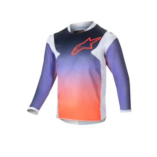 Jersey Alpinestars Racer Hoen Bebe Gris claro, naranja, negro