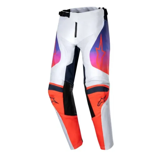 Pantalon Alpinestars Racer Hoen junior gris claro naranja negro