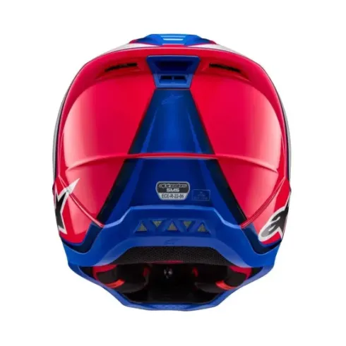 Casco Alpinestars S-M5 sail Blanco rosa azul