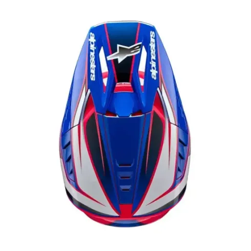 Casco Alpinestars S-M5 sail Blanco rosa azul