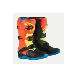 Botas Alpinestar Tech 3 junior Naranja Fluor Azul